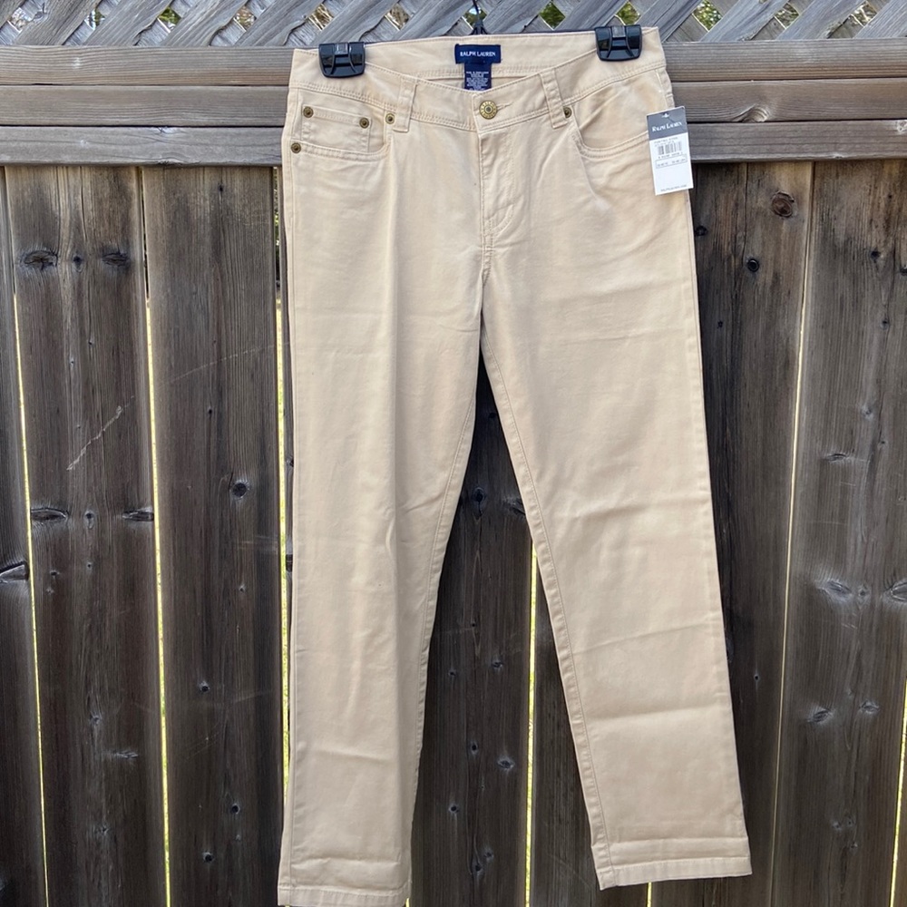 B1G2F 🚨 Ralph Lauren khaki pant with logo on pocket
